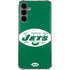 NFL New York Jets Retro Logo Galaxy S24 Plus Clear Case