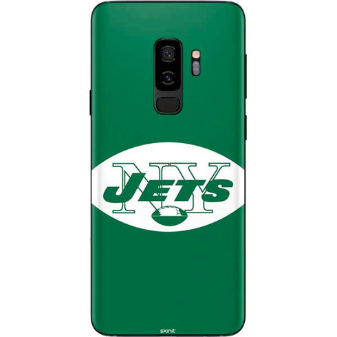NFL New York Jets Retro Logo Galaxy S9 Plus Skin