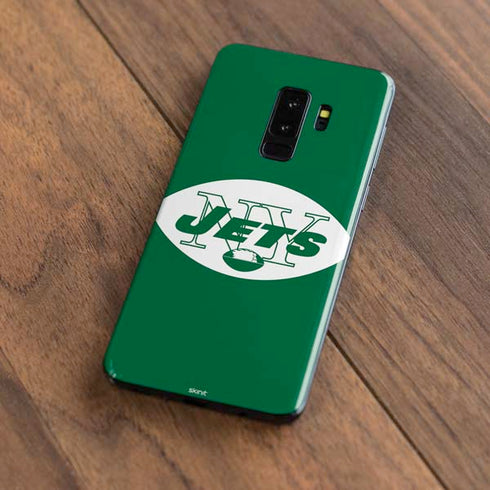 NFL New York Jets Retro Logo Galaxy S9 Plus Skin