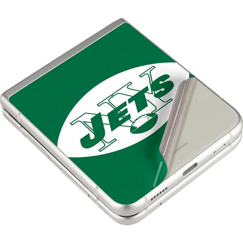NFL New York Jets Retro Logo Galaxy Z Flip3 5G Skin