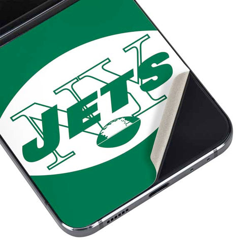 NFL New York Jets Retro Logo Galaxy Z Flip5 5G Skin