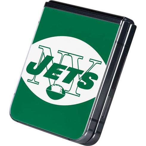 NFL New York Jets Retro Logo Galaxy Z Flip5 5G Skin