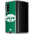 NFL New York Jets Retro Logo Galaxy Z Fold4 5G Clear Case