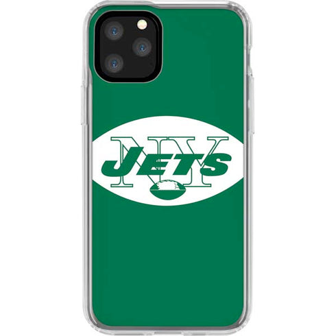 NFL New York Jets Retro Logo iPhone 11 Pro Clear Case
