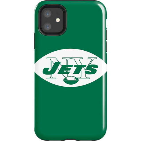 NFL New York Jets Retro Logo iPhone 11 Impact Case