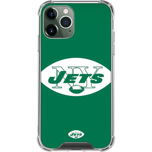 NFL New York Jets Retro Logo iPhone 11 Pro Max Clear Case