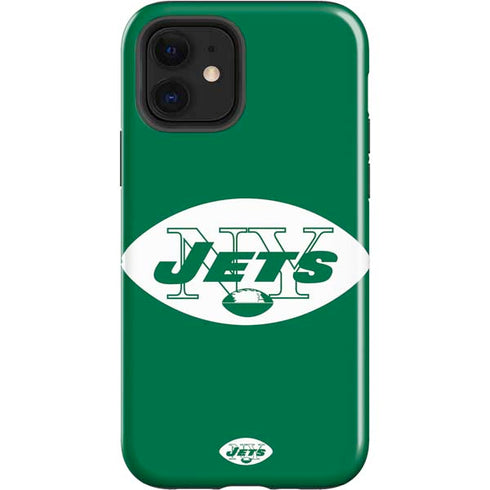 NFL New York Jets Retro Logo iPhone 12 Impact Case