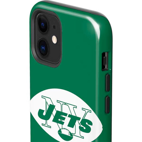 NFL New York Jets Retro Logo iPhone 12 Impact Case
