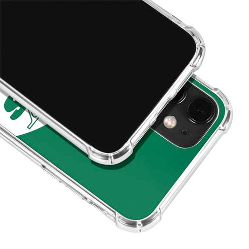 NFL New York Jets Retro Logo iPhone 12 Mini Clear Case