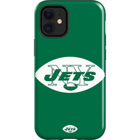 NFL New York Jets Retro Logo iPhone 12 Mini Impact Case