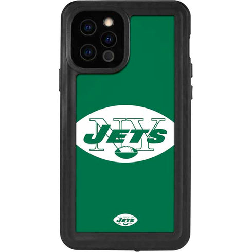 NFL New York Jets Retro Logo iPhone 12 Pro Waterproof Case