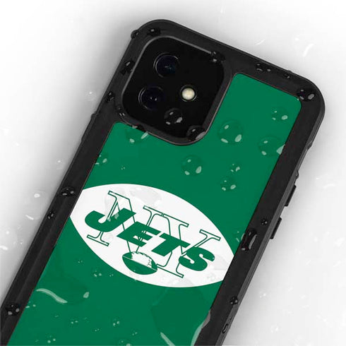 NFL New York Jets Retro Logo iPhone 12 Waterproof Case