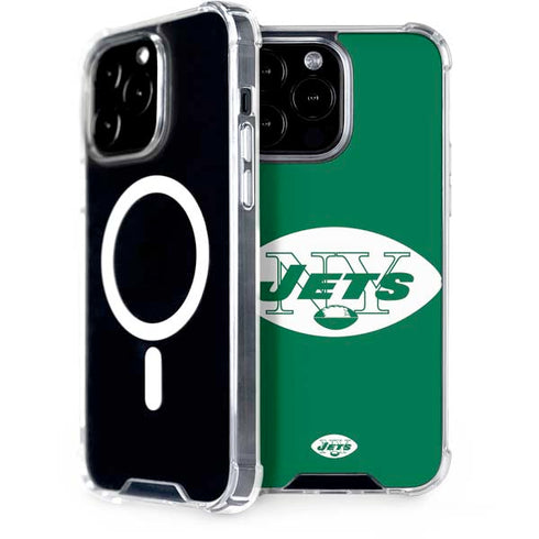NFL New York Jets Retro Logo iPhone 13 Pro Max MagSafe Case