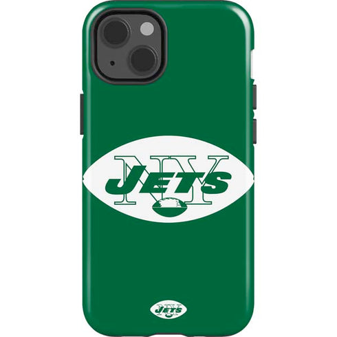 NFL New York Jets Retro Logo iPhone 15 Impact Case