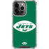 NFL New York Jets Retro Logo iPhone 15 Pro Clear Case