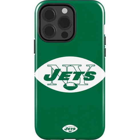NFL New York Jets Retro Logo iPhone 14 Pro Impact Case