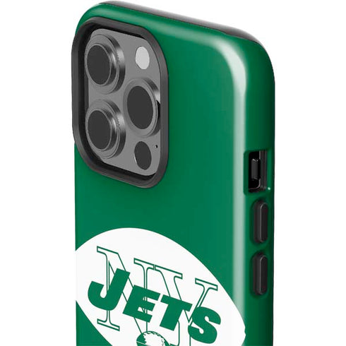 NFL New York Jets Retro Logo iPhone 14 Pro Impact Case
