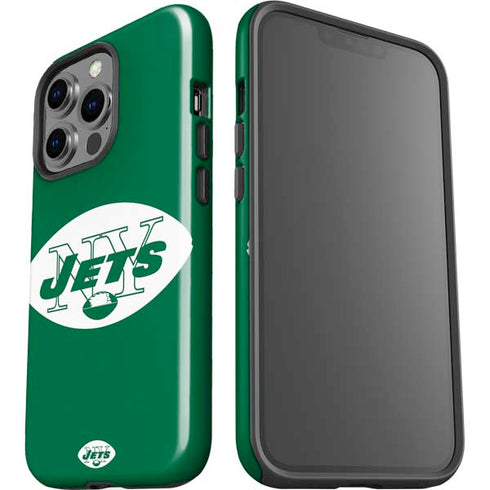 NFL New York Jets Retro Logo iPhone 14 Pro Impact Case