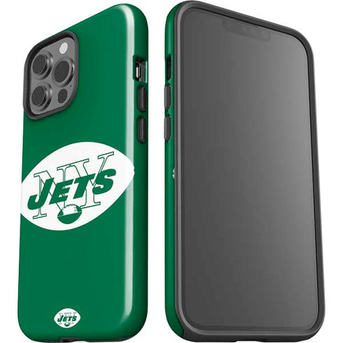 NFL New York Jets Retro Logo iPhone 15 Pro Max Impact Case