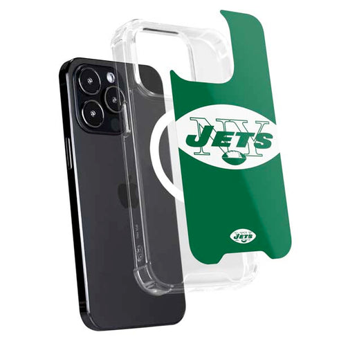 NFL New York Jets Retro Logo iPhone 15 Pro Max MagSafe Case