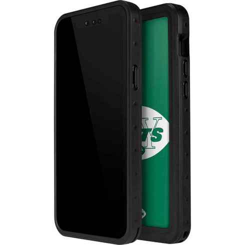 NFL New York Jets Retro Logo iPhone 14 Pro Max Waterproof Case