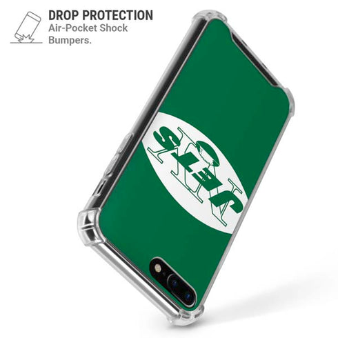 NFL New York Jets Retro Logo iPhone 7/8 Plus Clear Case