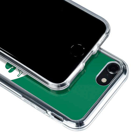 NFL New York Jets Retro Logo iPhone SE (2nd & 3rd Gen) Clear Case