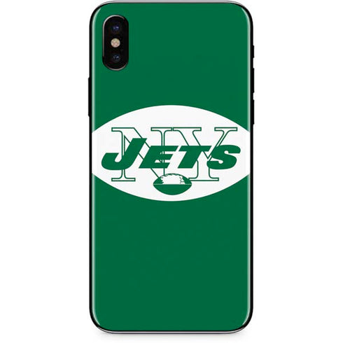 NFL New York Jets Retro Logo iPhone X Skin