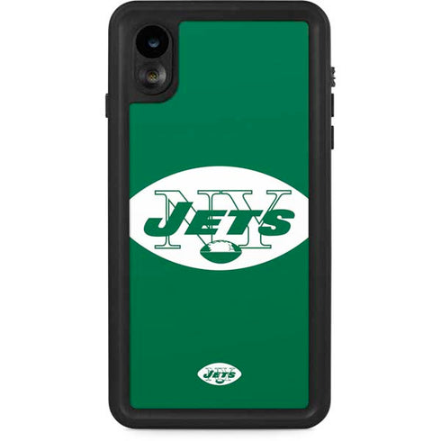 NFL New York Jets Retro Logo iPhone XR Waterproof Case