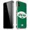 NFL New York Jets Retro Logo iPhone XS Max Clear Case