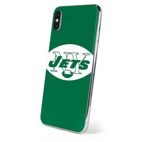 NFL New York Jets Retro Logo iPhone XS Skin