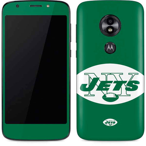 NFL New York Jets Retro Logo Moto E5 Play Skin