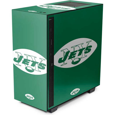 NFL New York Jets Retro Logo NZXT H510 Compact ATX Mid-Tower Case Skin
