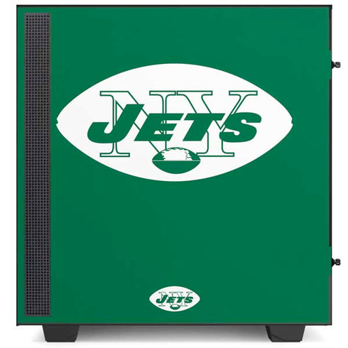 NFL New York Jets Retro Logo NZXT H510 Compact ATX Mid-Tower Case Skin