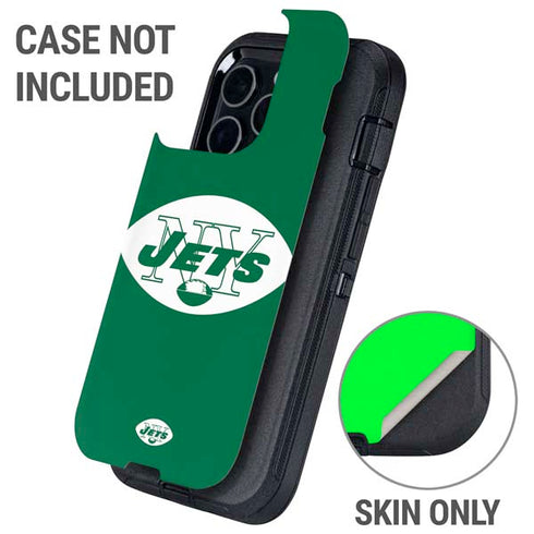 NFL New York Jets Retro Logo Otterbox Defender iPhone Skin