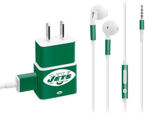 NFL New York Jets Retro Logo Phone Charger Skin
