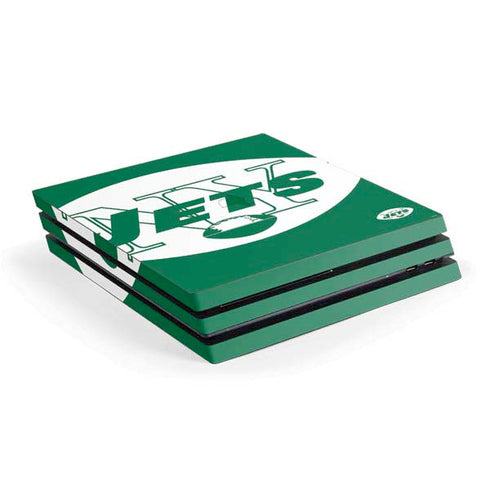 NFL New York Jets Retro Logo PS4 Pro Console Skin