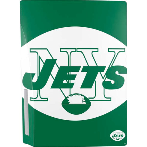 NFL New York Jets Retro Logo PS5 Console Skin