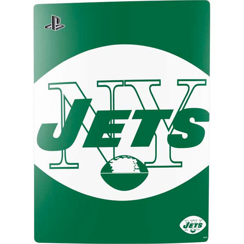 NFL New York Jets Retro Logo PS5 Digital Edition Console Skin