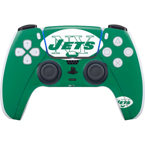 NFL New York Jets Retro Logo PS5 Controller Skin