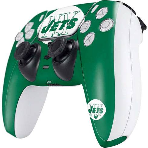 NFL New York Jets Retro Logo PS5 Controller Skin