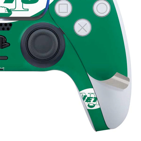 NFL New York Jets Retro Logo PS5 Controller Skin
