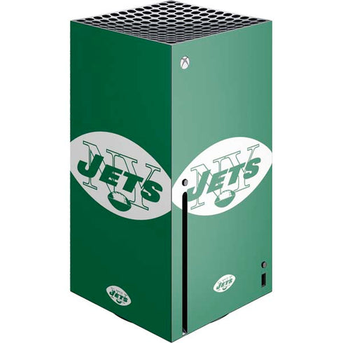 NFL New York Jets Retro Logo Xbox Series X Console Skin