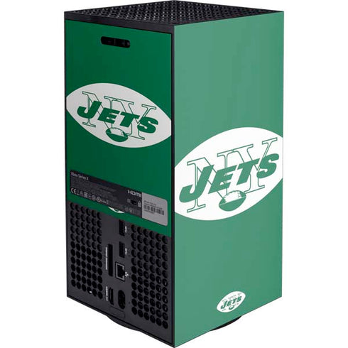 NFL New York Jets Retro Logo Xbox Series X Console Skin