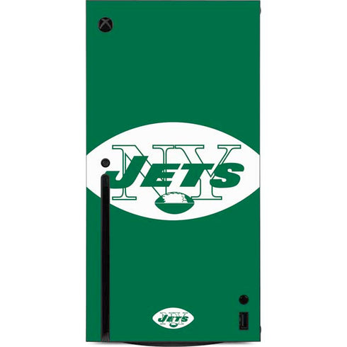 NFL New York Jets Retro Logo Xbox Series X Console Skin