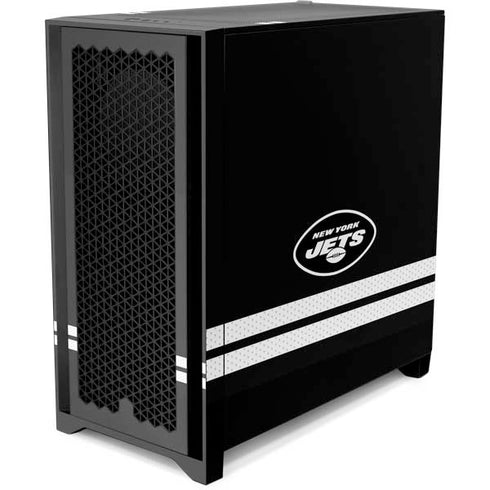 NFL New York Jets Shutout Corsair 4000D Tempered Glass Mid-Tower ATX Case Skin