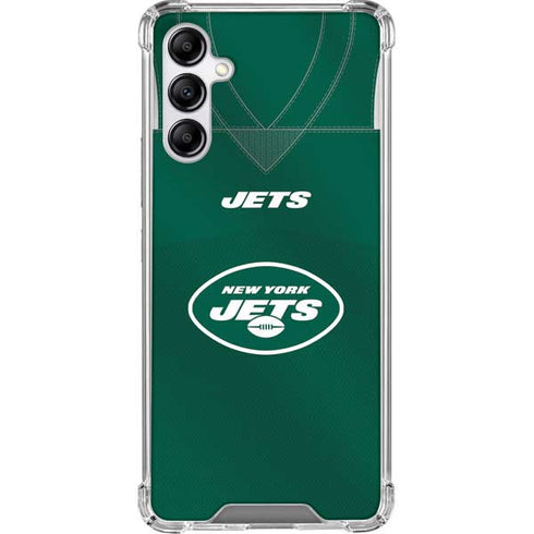 NFL New York Jets Team Jersey Galaxy A14 5G Clear Case