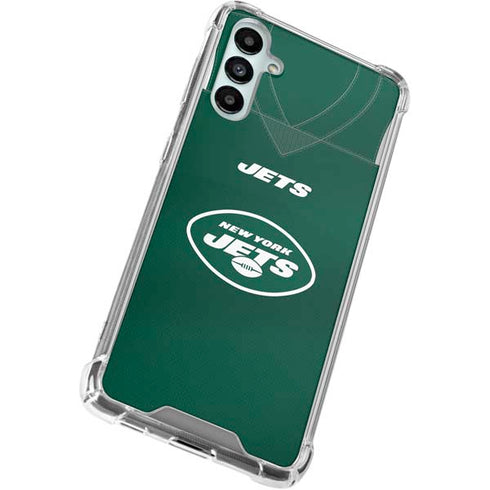 NFL New York Jets Team Jersey Galaxy A15 5G Clear Case