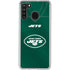 NFL New York Jets Team Jersey Galaxy A21 Clear Case