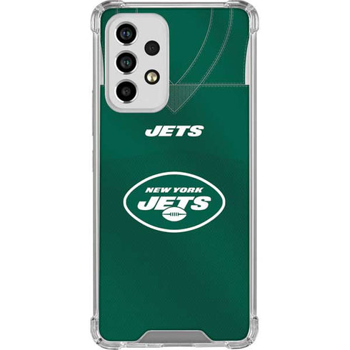 NFL New York Jets Team Jersey Galaxy A33 5G Clear Case